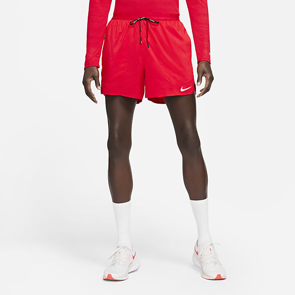 Mens red nike running shorts top